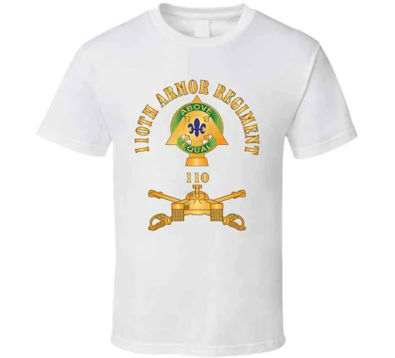 110th Armor Regiment - Dui  W Ar Branch X 300 T Shirt