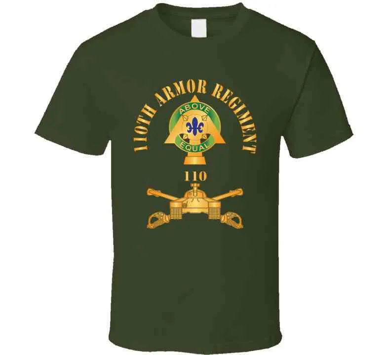 110th Armor Regiment - Dui  W Ar Branch X 300 T Shirt