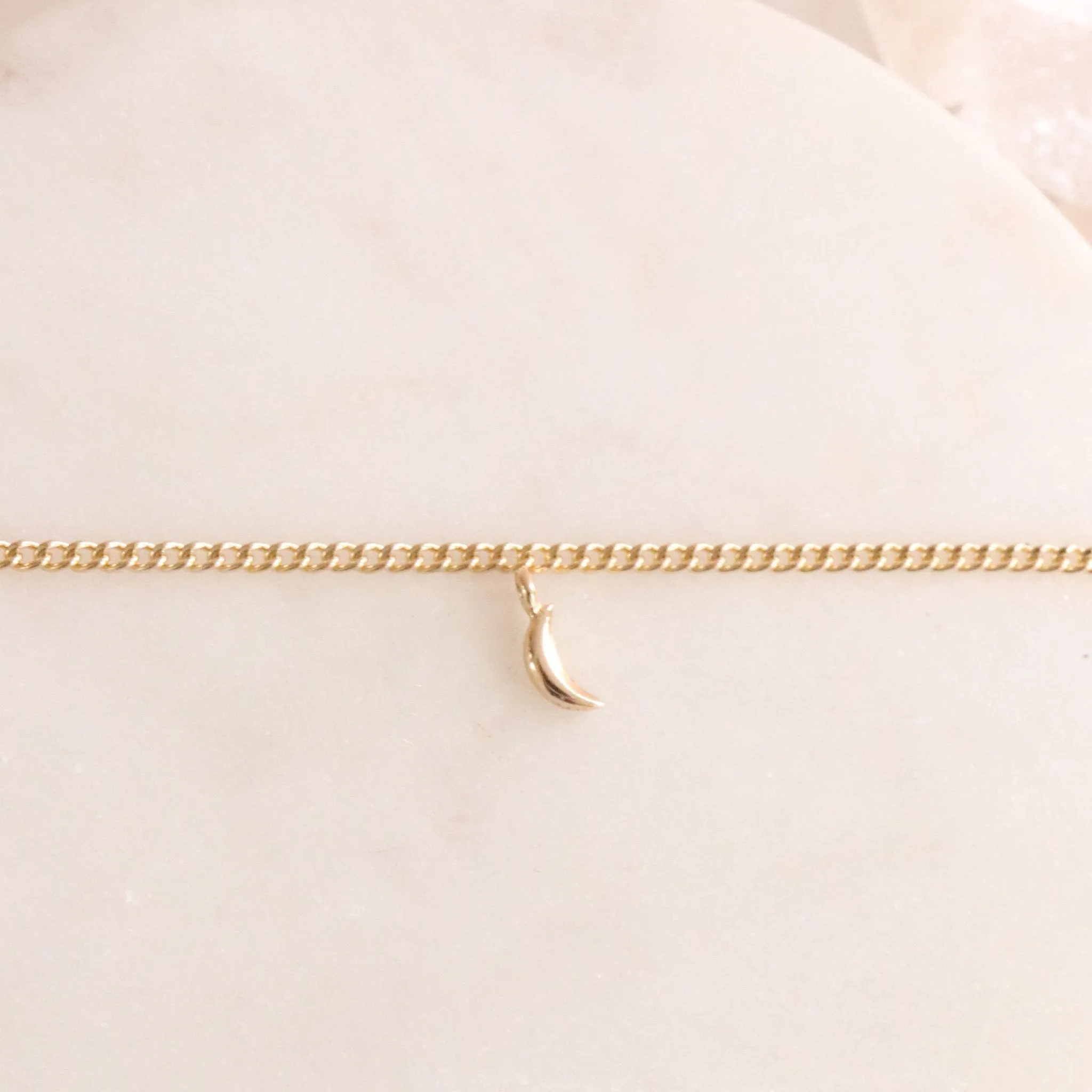 14K SOLID GOLD - DREAM LUNA NAMESAKE CHARM