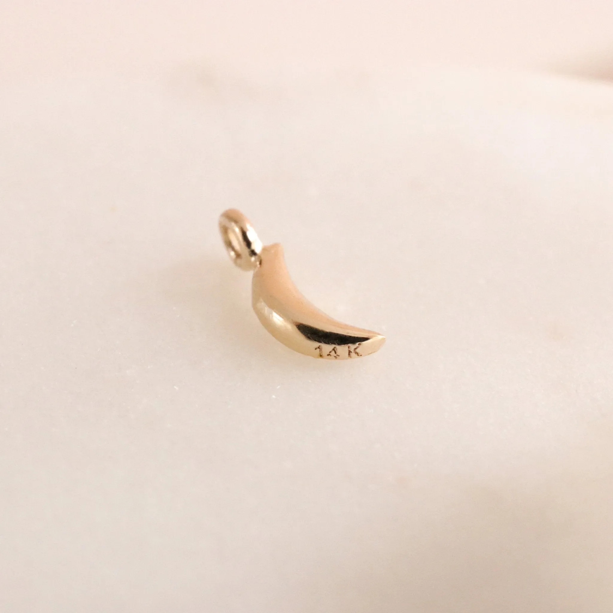 14K SOLID GOLD - DREAM LUNA NAMESAKE CHARM