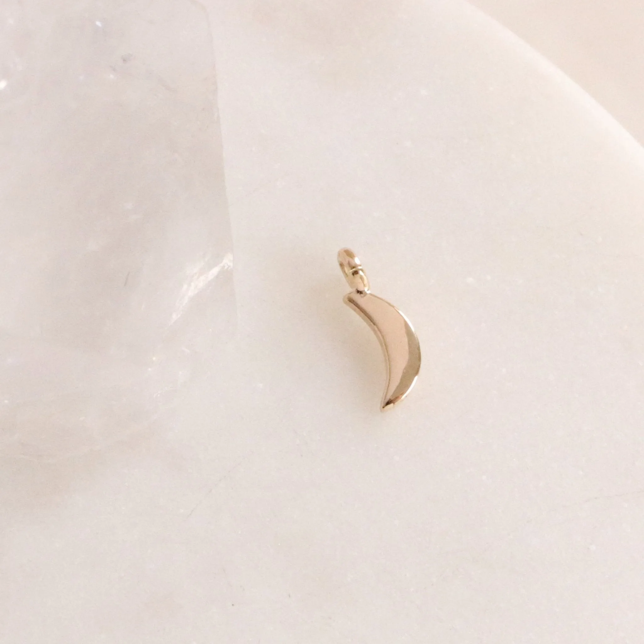 14K SOLID GOLD - DREAM LUNA NAMESAKE CHARM