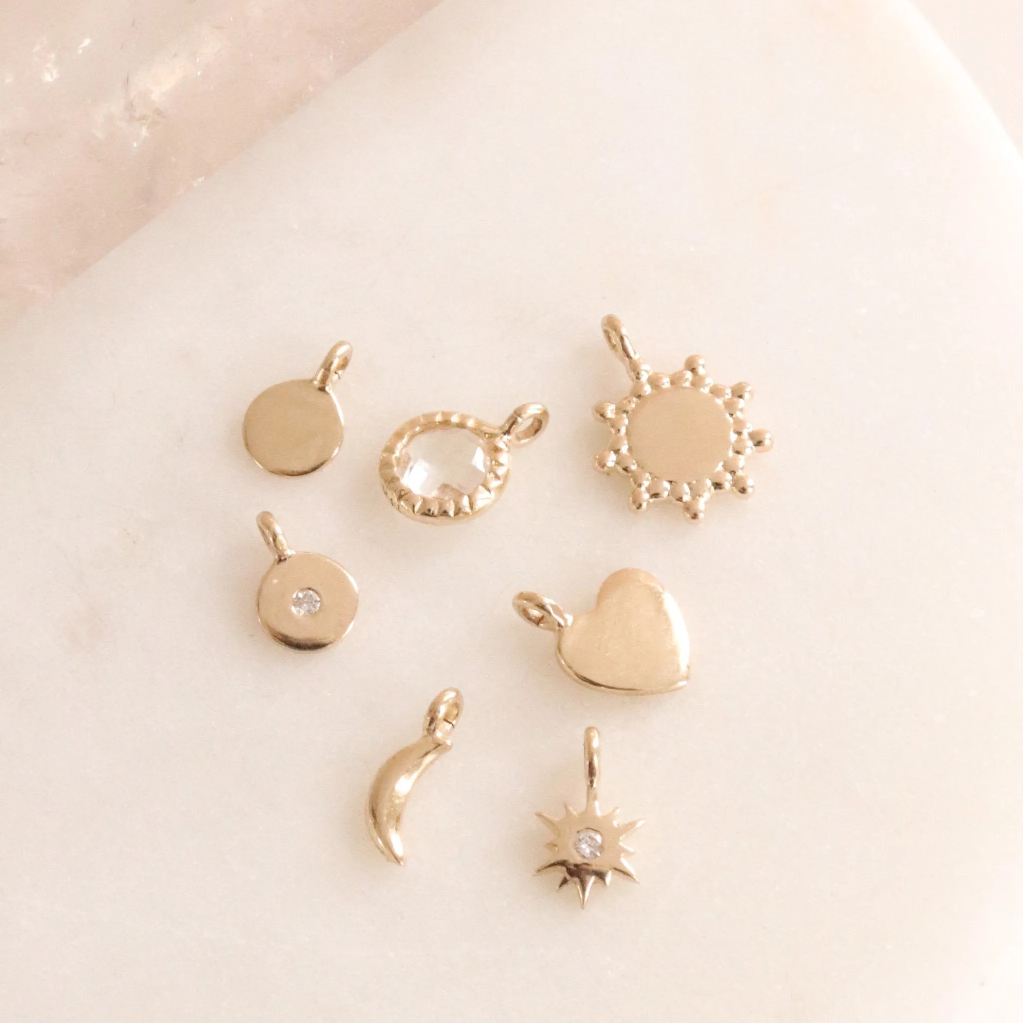 14K SOLID GOLD - DREAM LUNA NAMESAKE CHARM