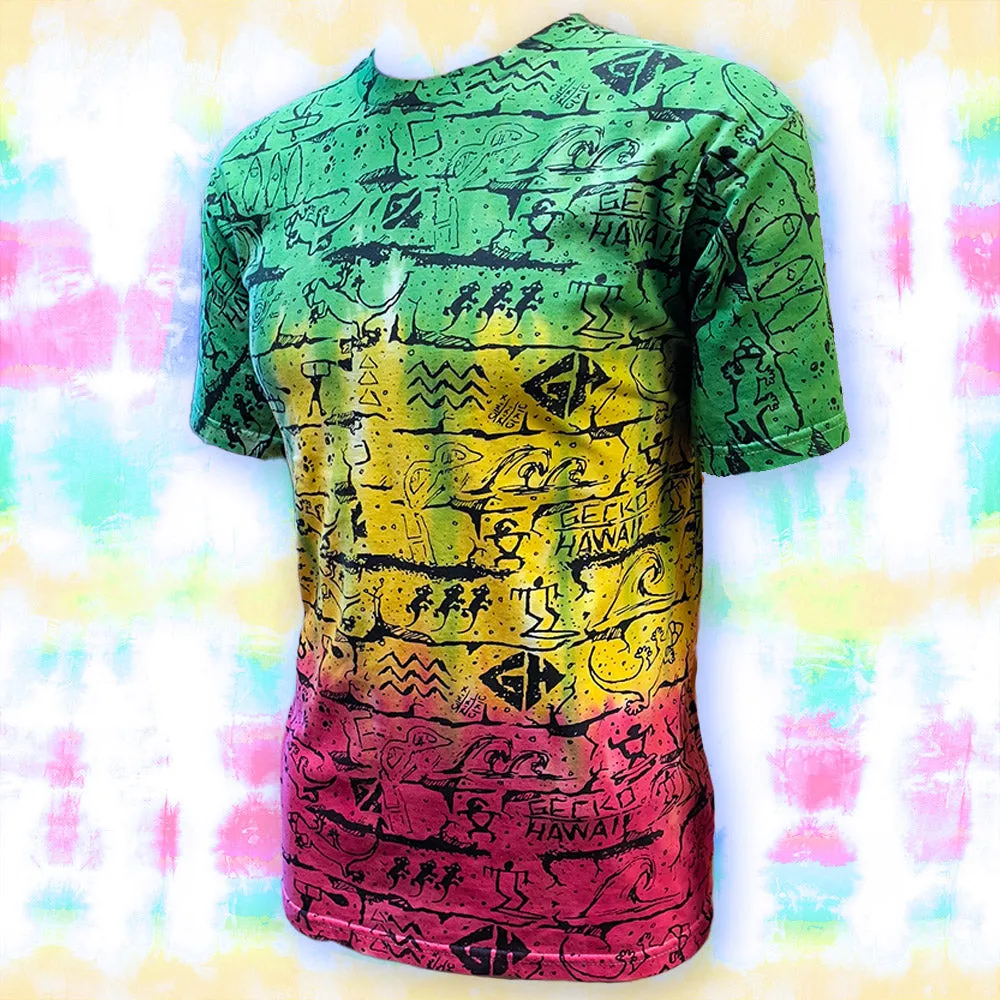 1988 Rasta Reggae Wall Tie Dye