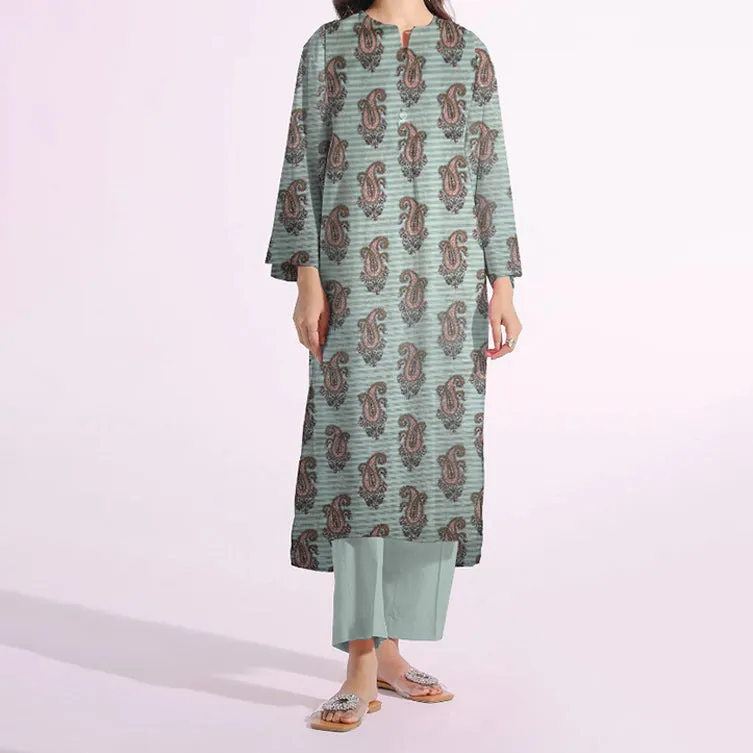 1PC- Unstitched Digital Printed Lawn Shirt PS4482