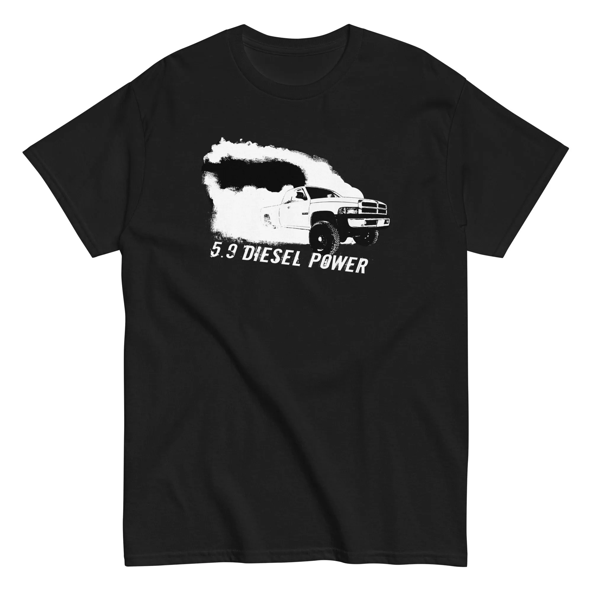 2nd Gen 5.9 Diesel Burnout Rolling Coal T-Shirt