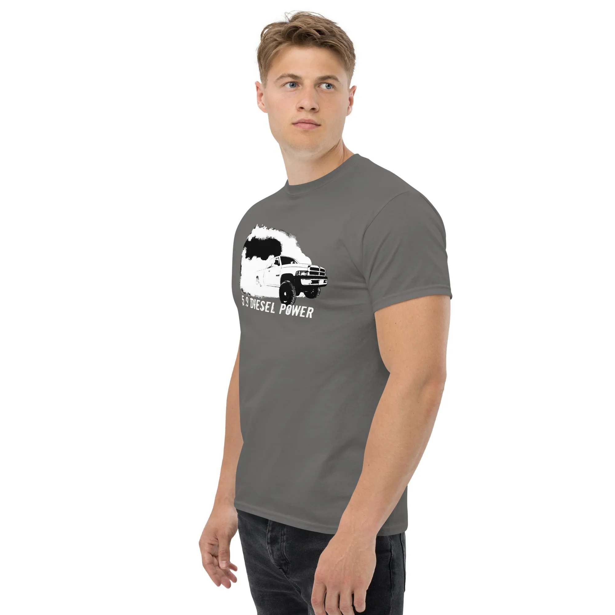 2nd Gen 5.9 Diesel Burnout Rolling Coal T-Shirt