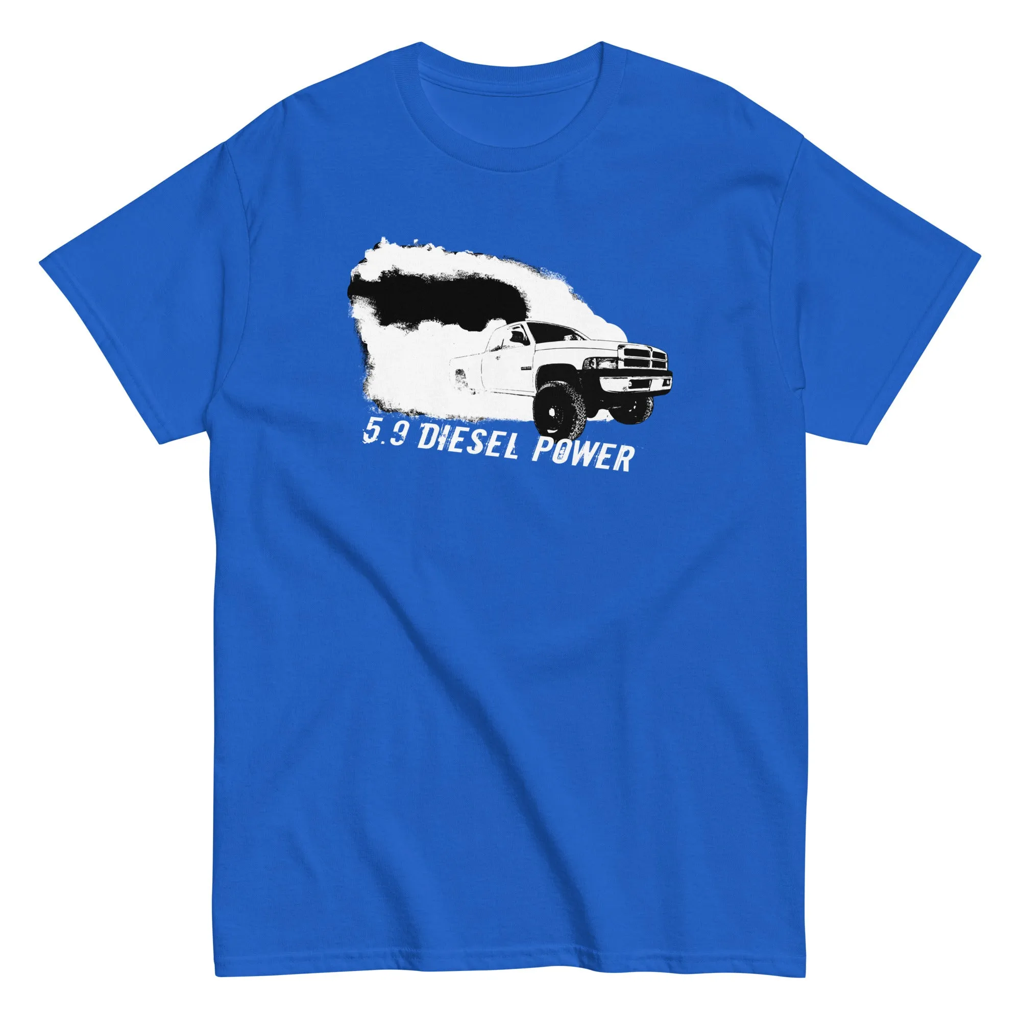 2nd Gen 5.9 Diesel Burnout Rolling Coal T-Shirt