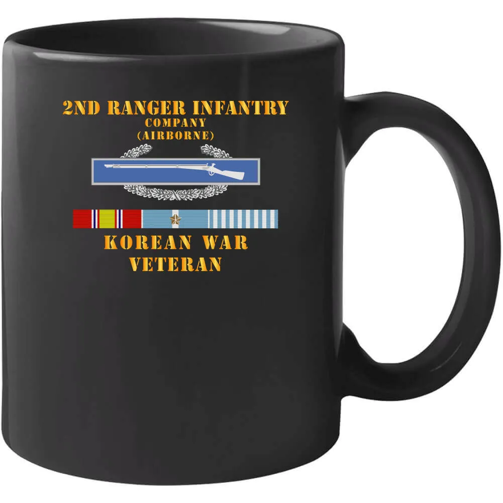 2nd Ranger Infantry Company (airborne) W Cib W Korea Svc X 300 T Shirt