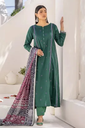 2PC Stitched Embroidered Lawn Shirt and Dupatta KSDE-2495