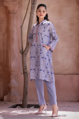 2PC Unstitched Printed Lawn Shirt and Trouser KST-2634