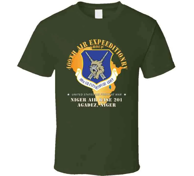 409th Air Expeditionary Group Niger Air Base 201, Agadez, Niger X 300 T Shirt