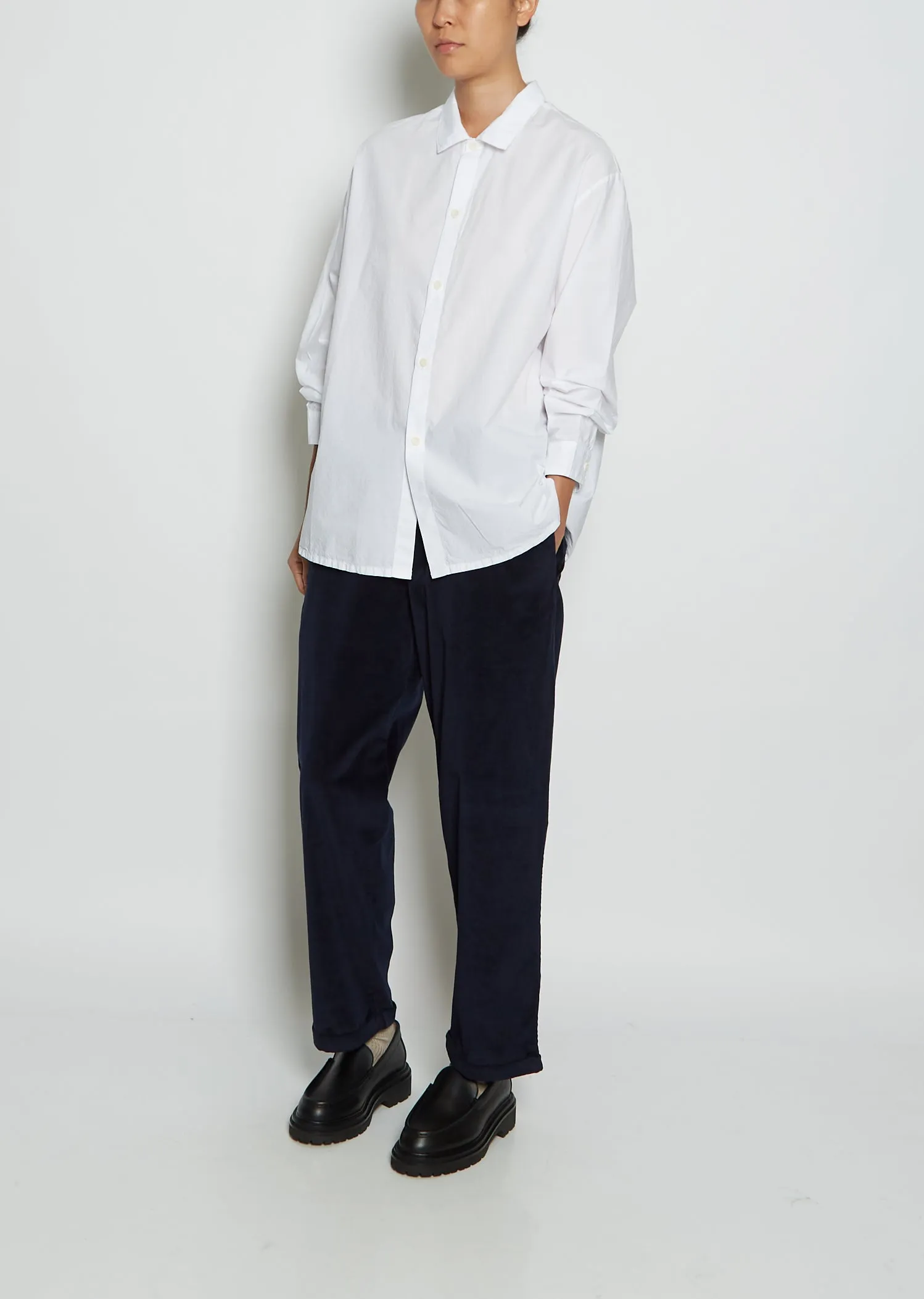 Agnello Cotton Shirt — White