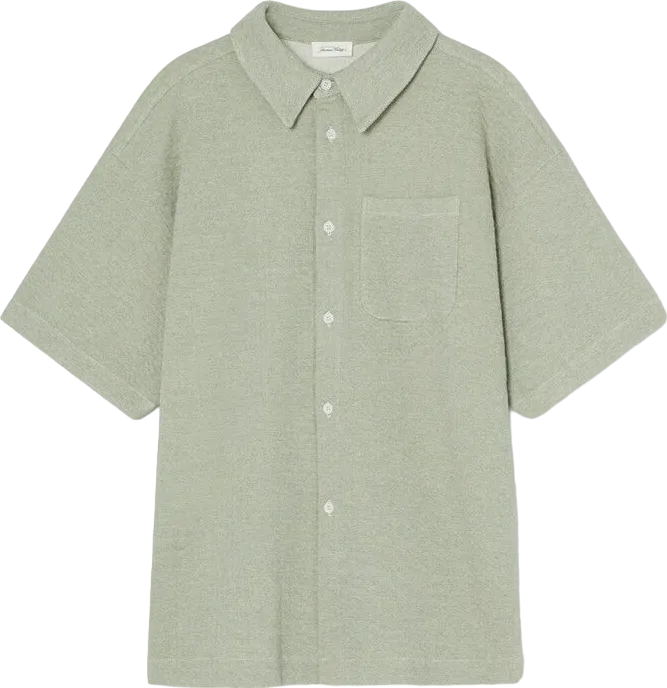 American Vintage Sage Green S/s Shirt UK S/M