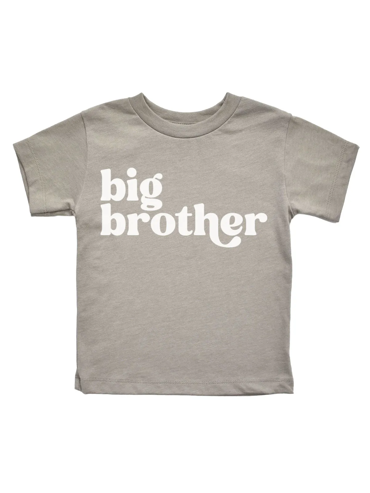 Big Brother Shirt for Boys - Stone