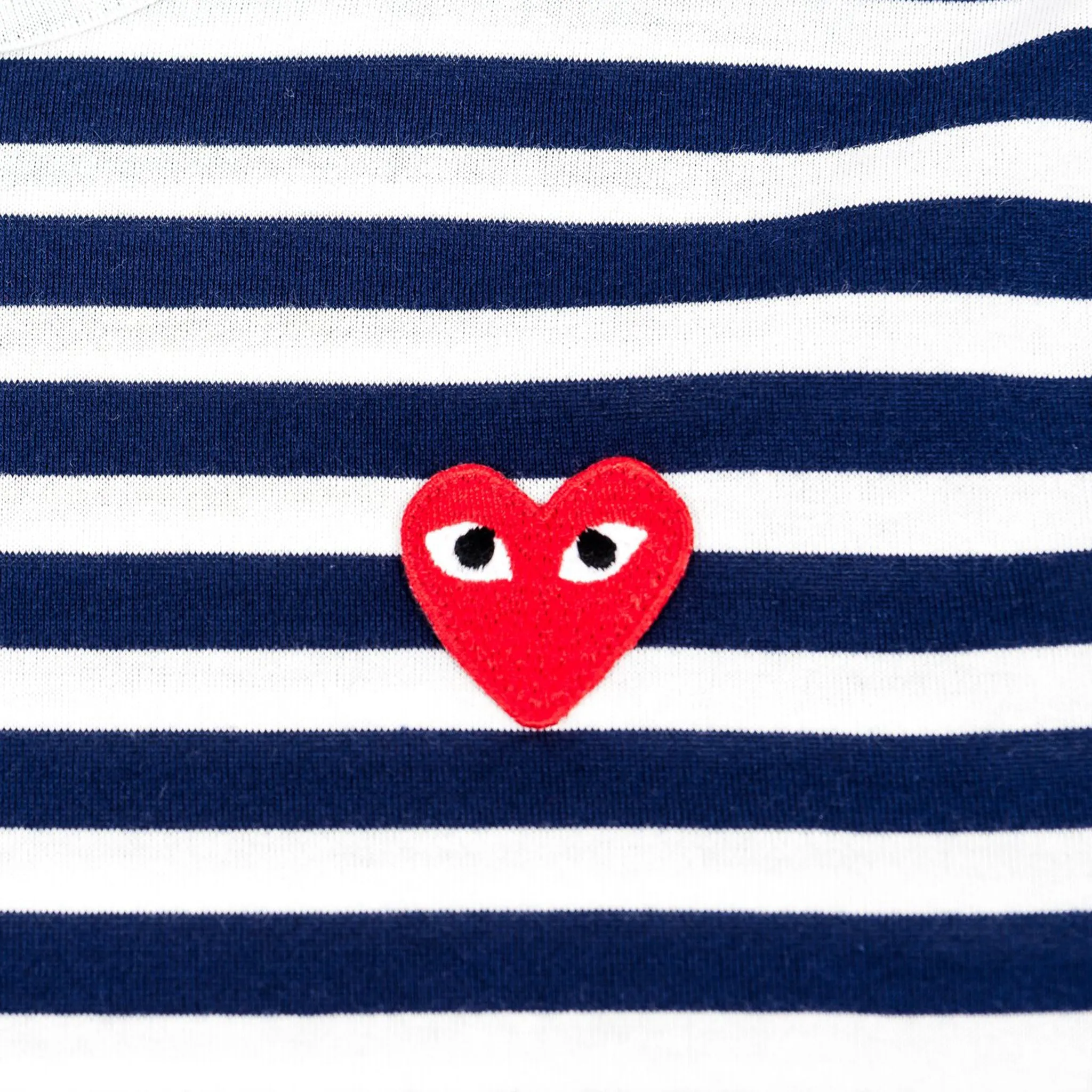 BIG RED HEART STRIPED L/S T-SHIRT