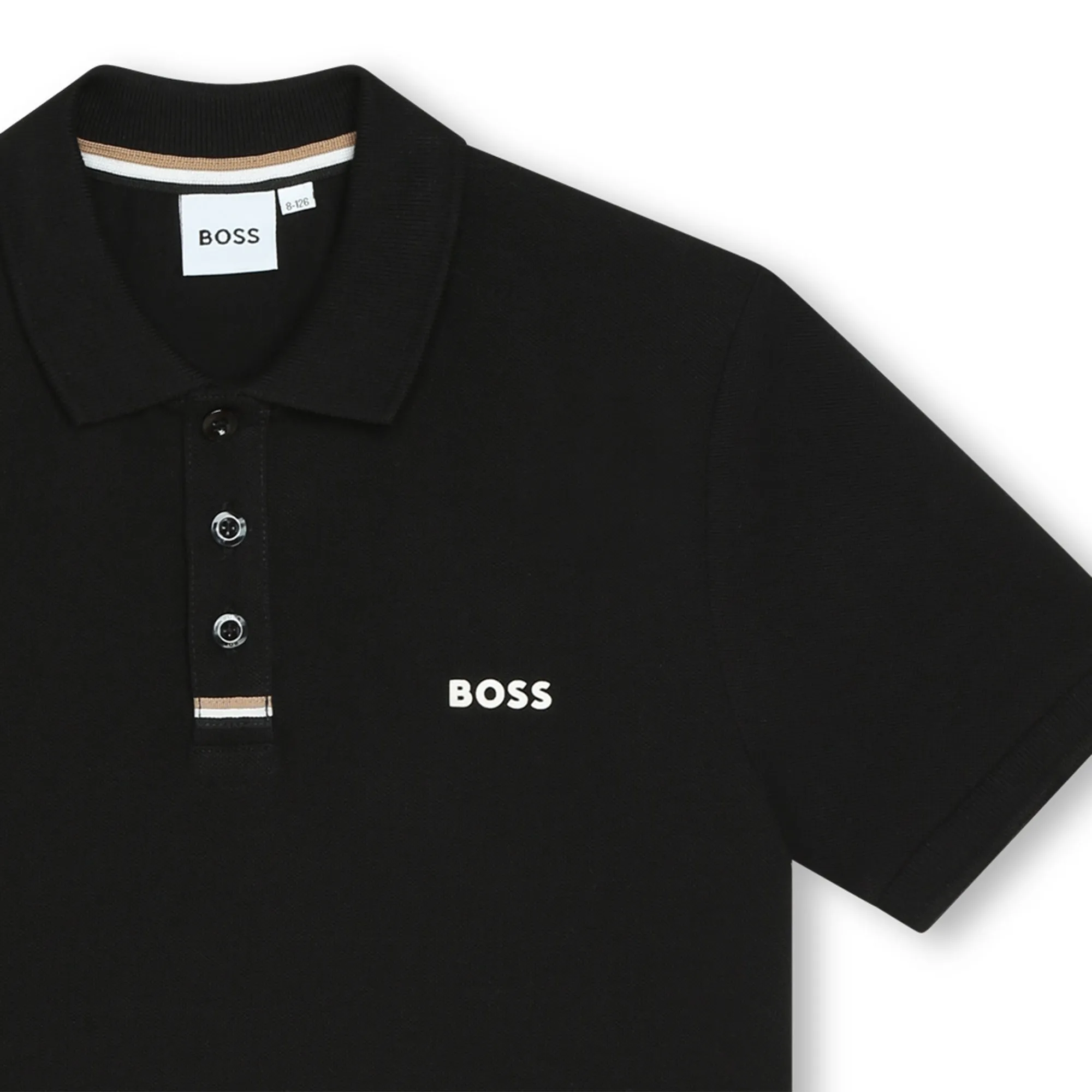 Black Logo Polo