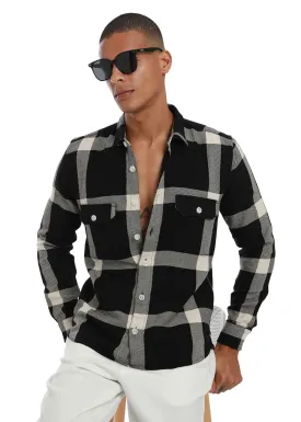 Bold Classic Brushed Cotton Check Shirt