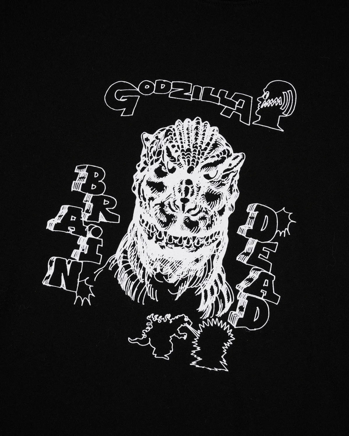 Brain Dead x Godzilla Total Destruction T-shirt - Black