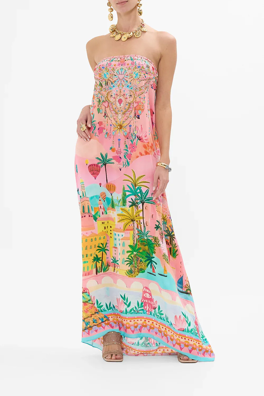 Camilla Off Shoulder Kaftan - Sister Sunset