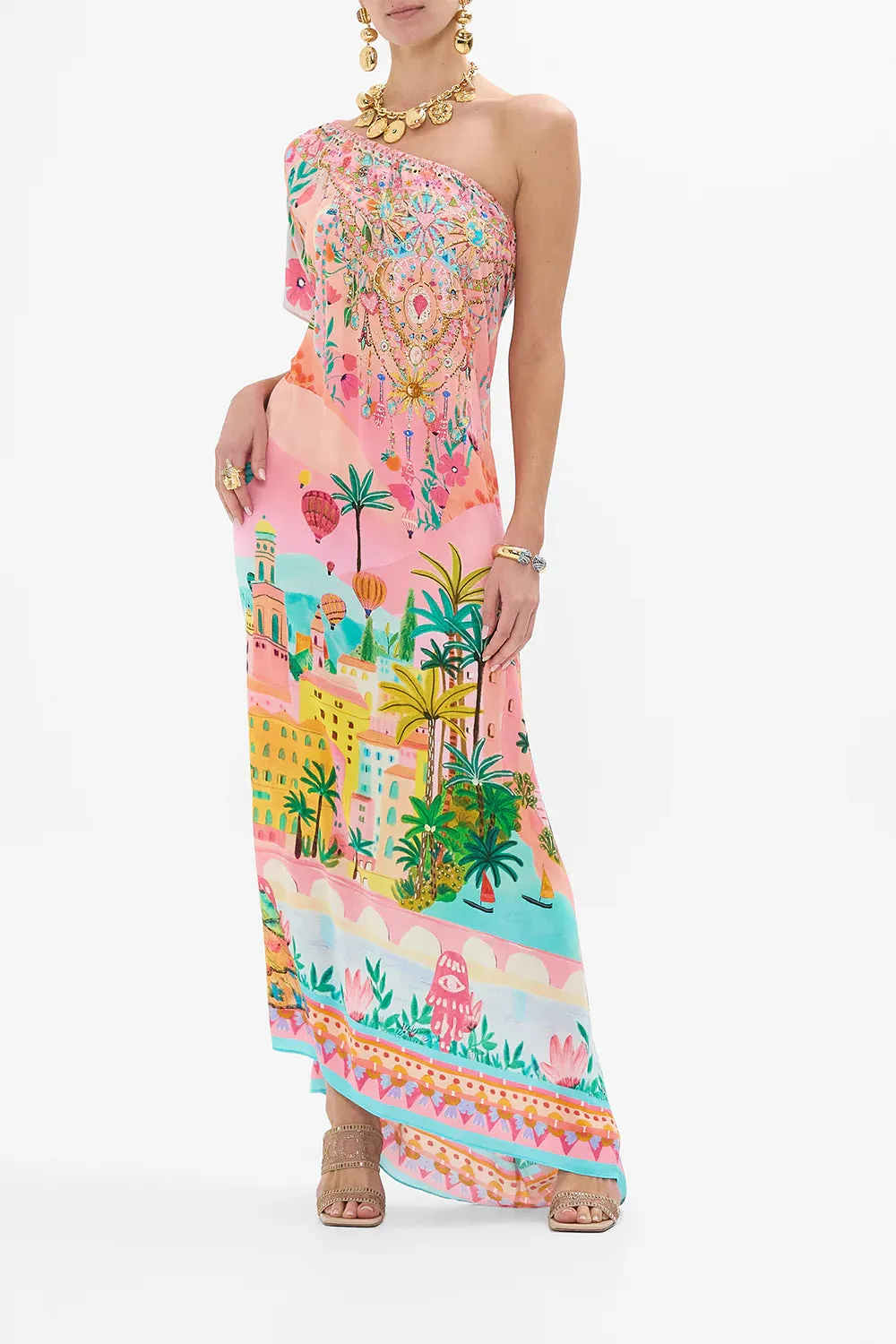 Camilla Off Shoulder Kaftan - Sister Sunset