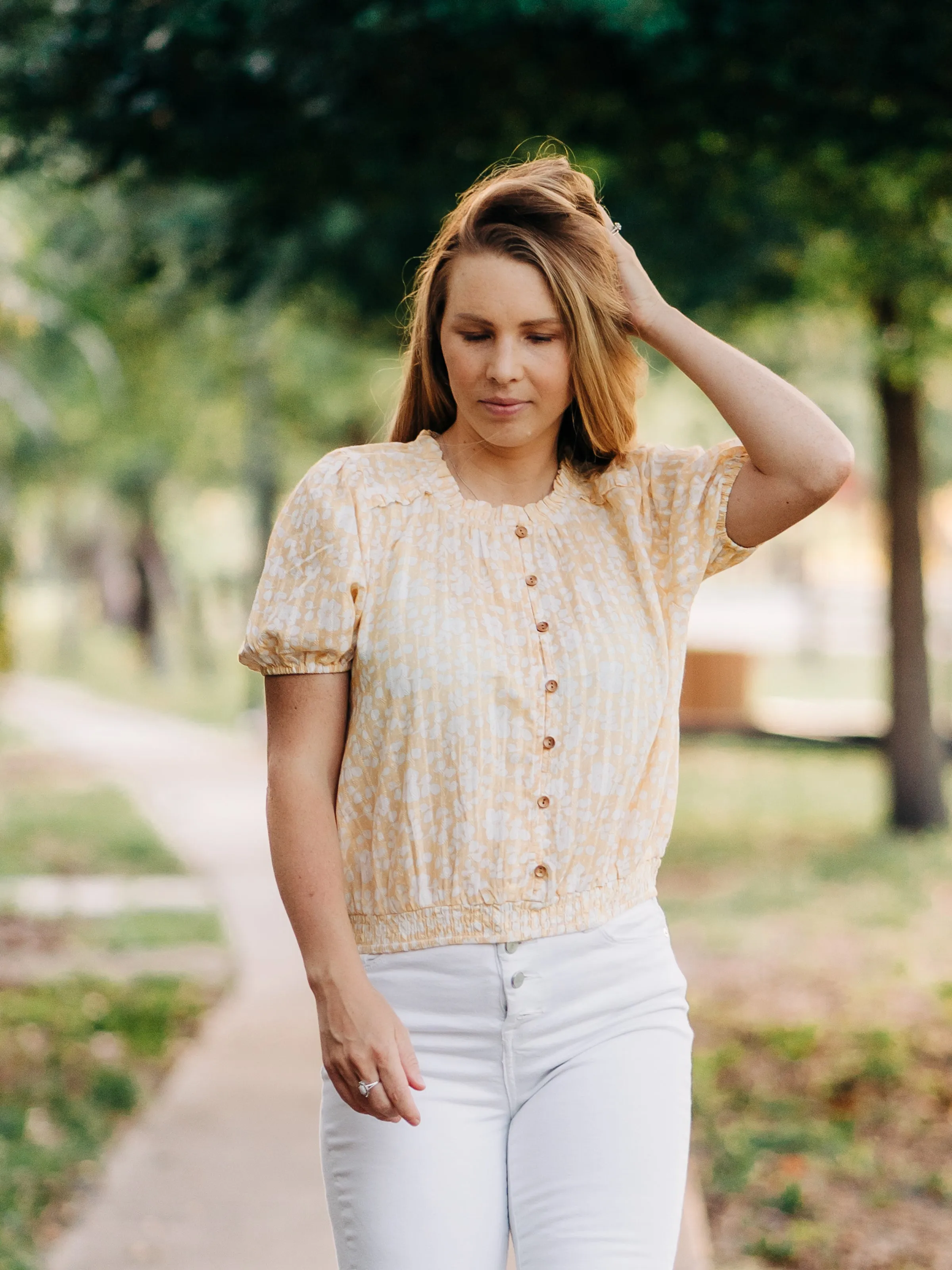 Classic Button Top - I’ve Got Sunshine