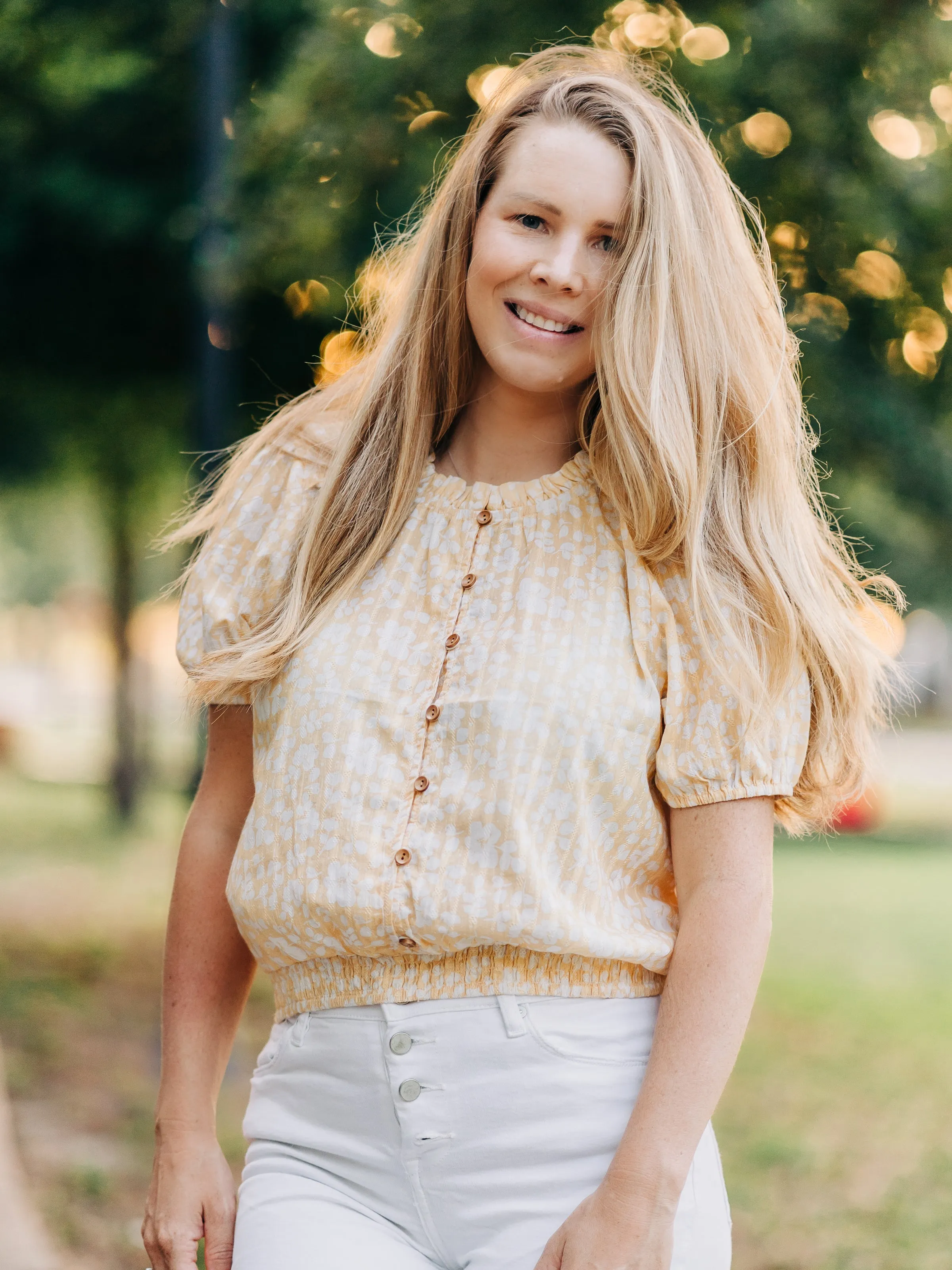 Classic Button Top - I’ve Got Sunshine