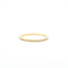 Diamond Eternity Band in Yellow Gold - Womens Classic Eternity Ring