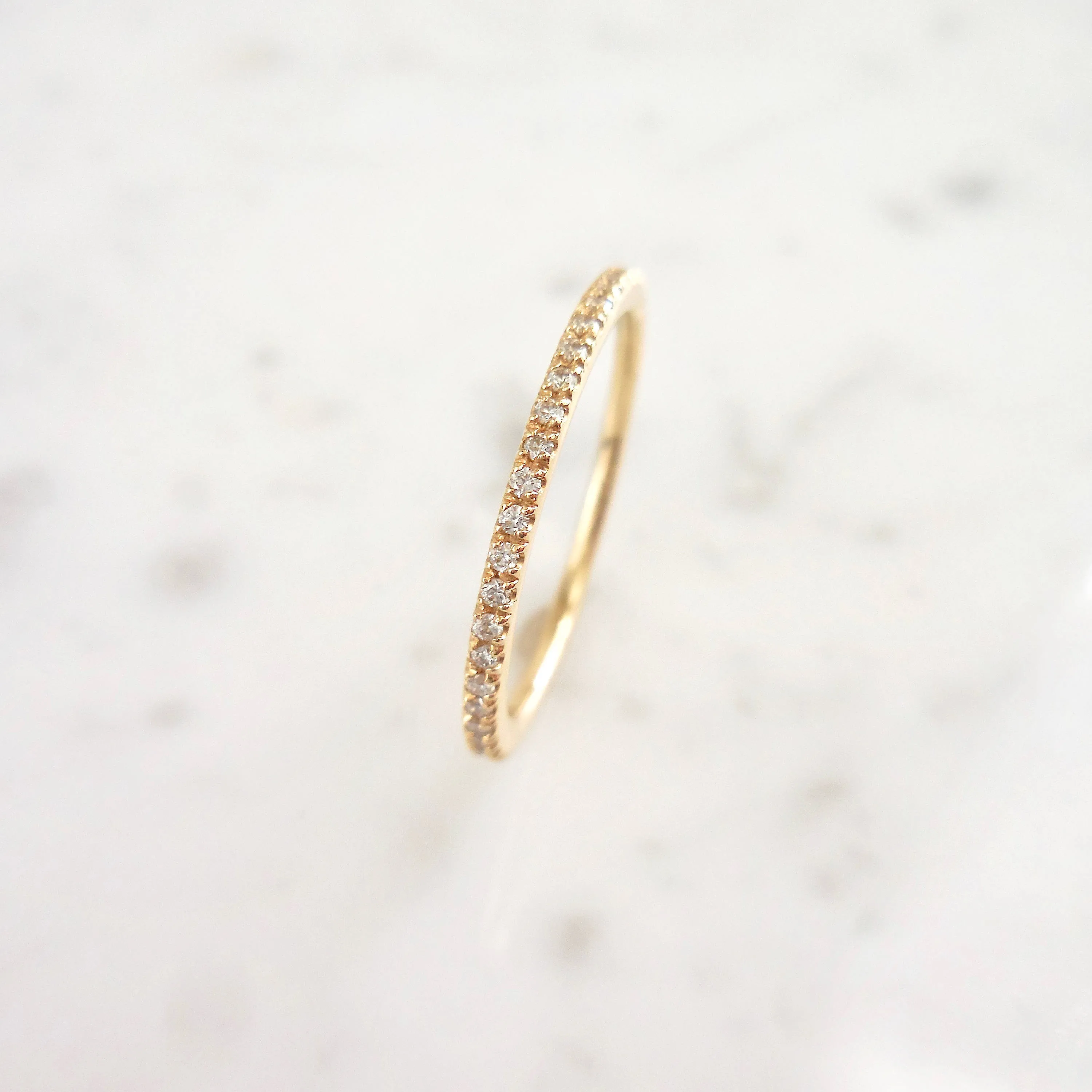 Diamond Eternity Band in Yellow Gold - Womens Classic Eternity Ring