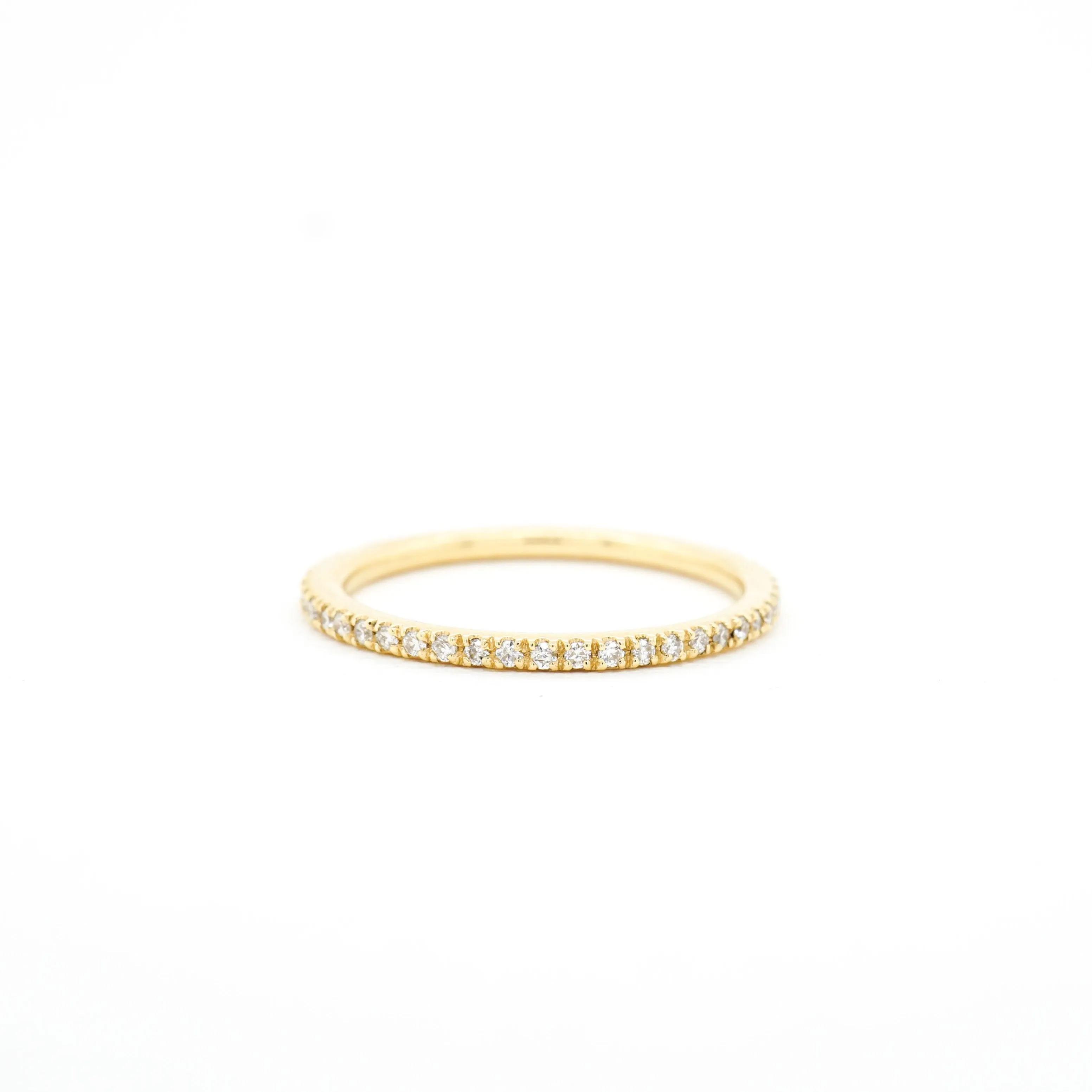 Diamond Eternity Band in Yellow Gold - Womens Classic Eternity Ring