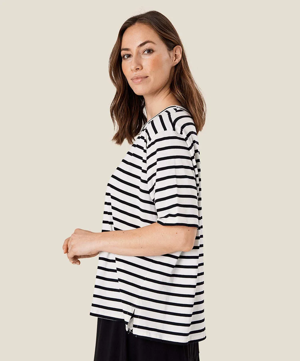 Doreann Striped Top