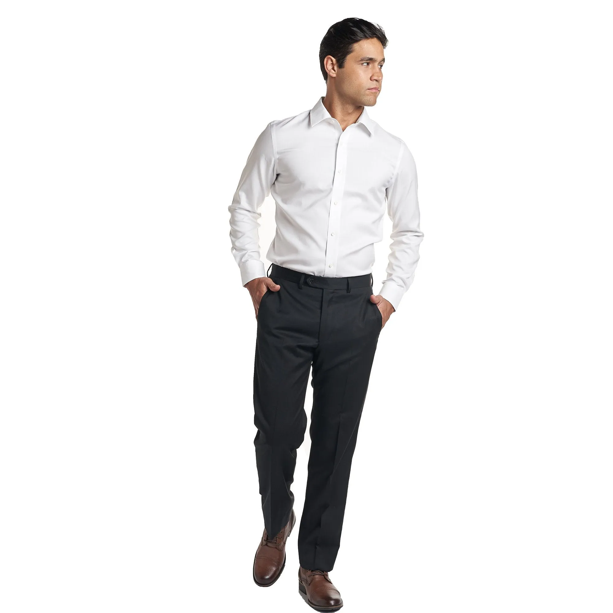 Easy Care Dress Shirt Slim Fit - White