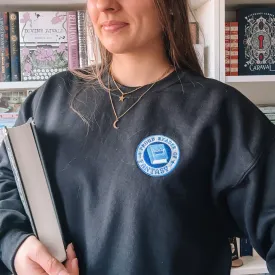 Embroidered Fantasy Reader Sweatshirt