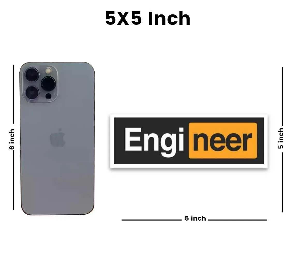 Engineer Reflective Sticker