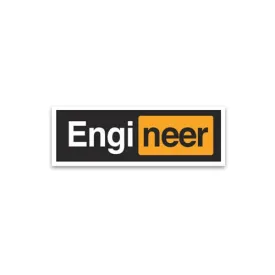 Engineer Reflective Sticker