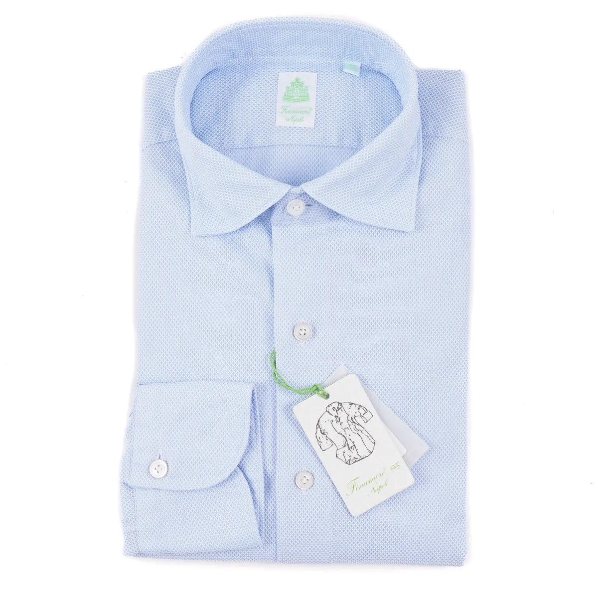 Finamore Regular-Fit Woven Cotton Shirt