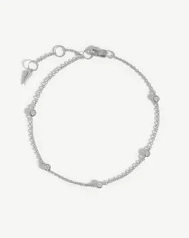 Fine Floating Diamond Bracelet