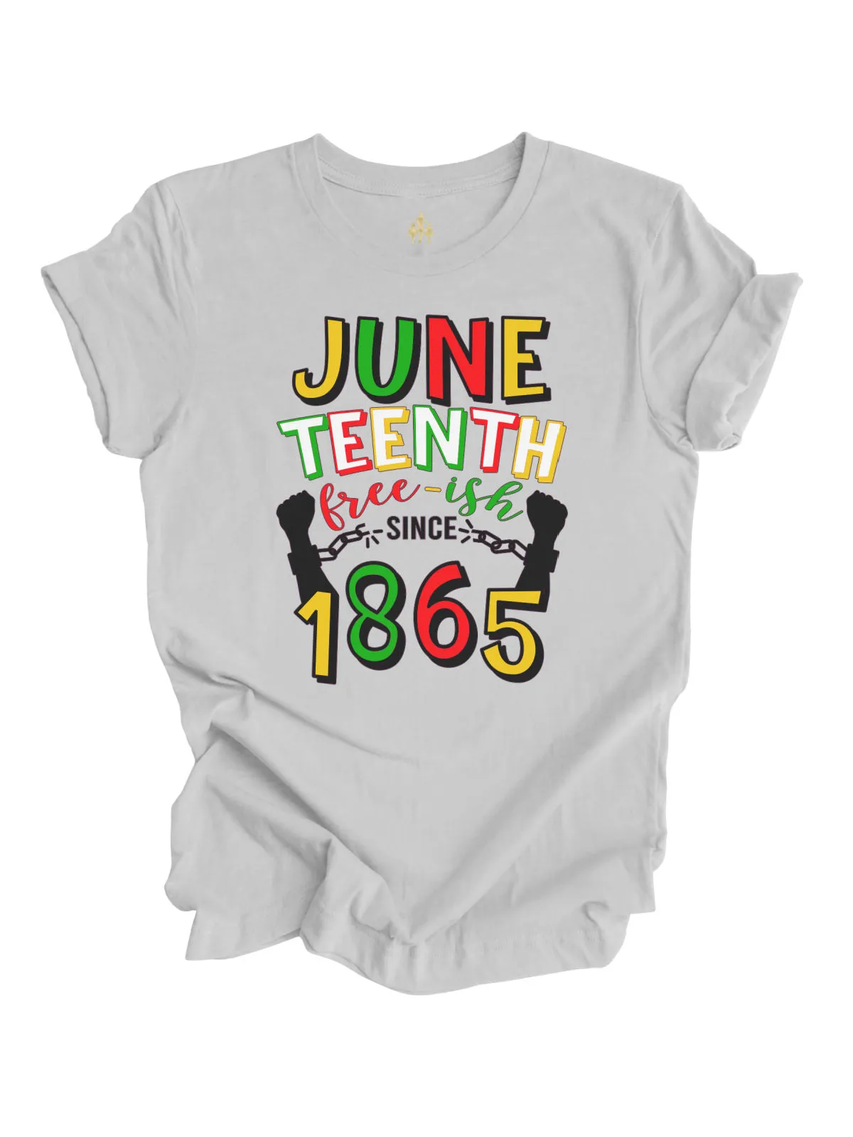 Free-ish Since 1865 Freedom Day Juneteenth Shirt - Athletic Gray