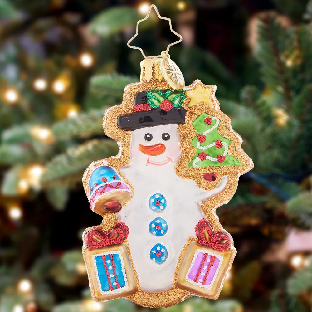 Gingerbread Snowman Gem