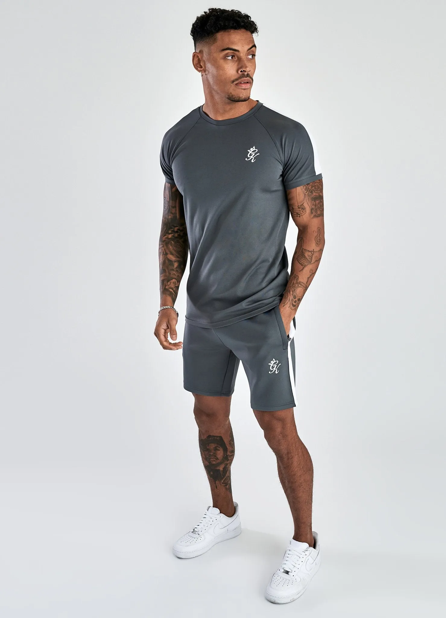 GK Core Plus Poly Tee - Dark Grey