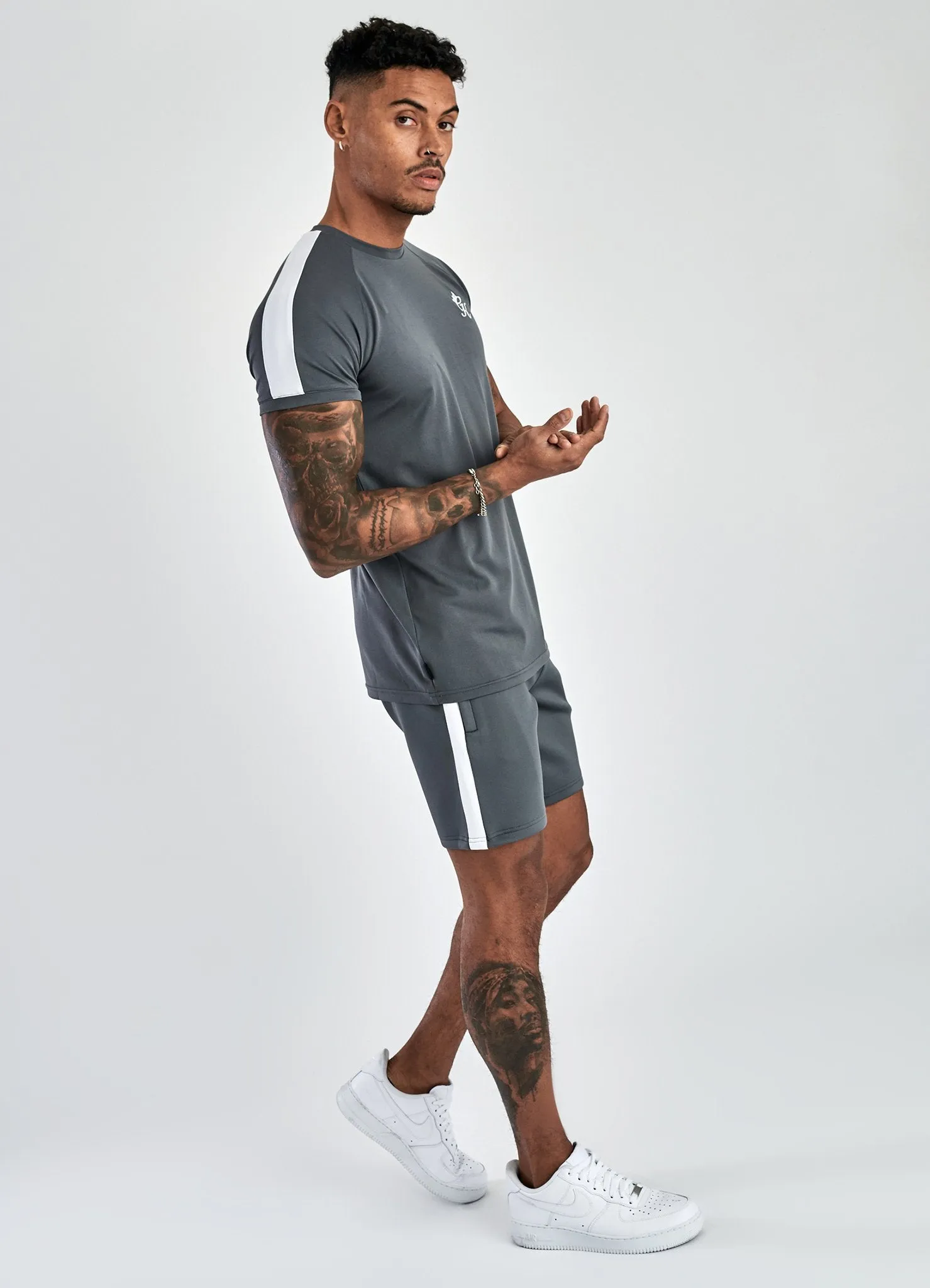 GK Core Plus Poly Tee - Dark Grey