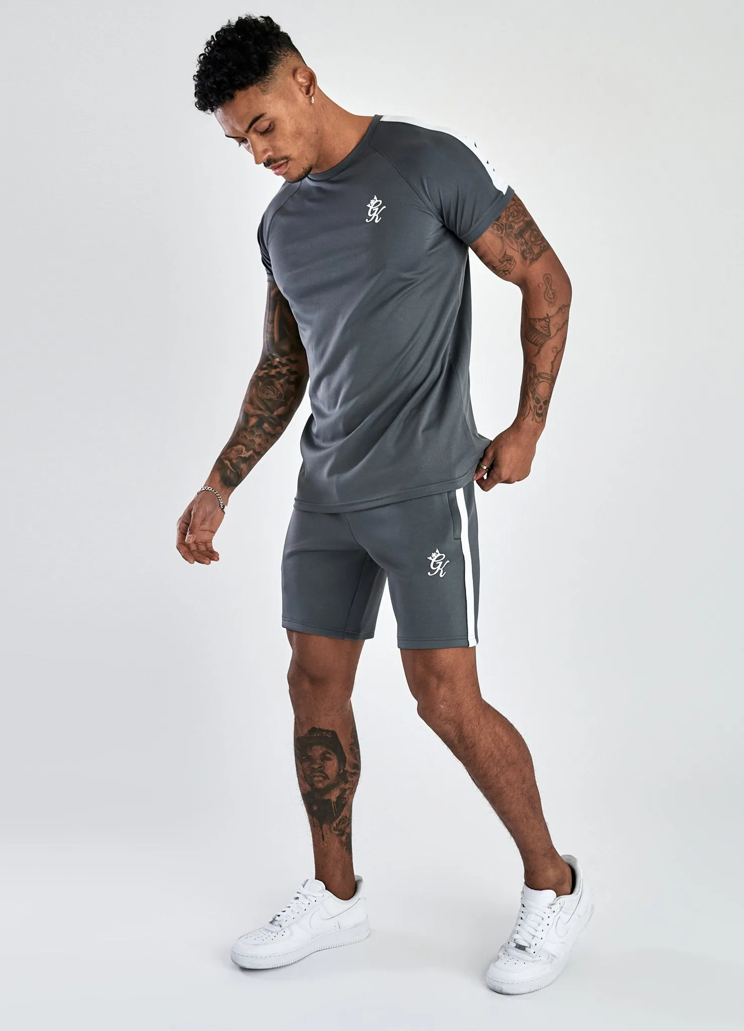 GK Core Plus Poly Tee - Dark Grey