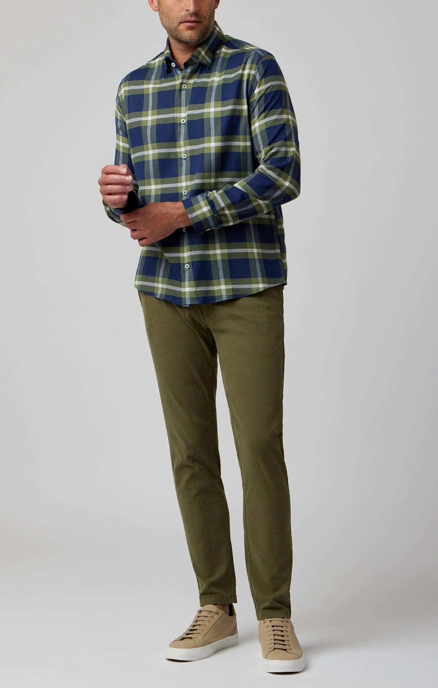 Green Tartan Plaid Drytouch Shirt