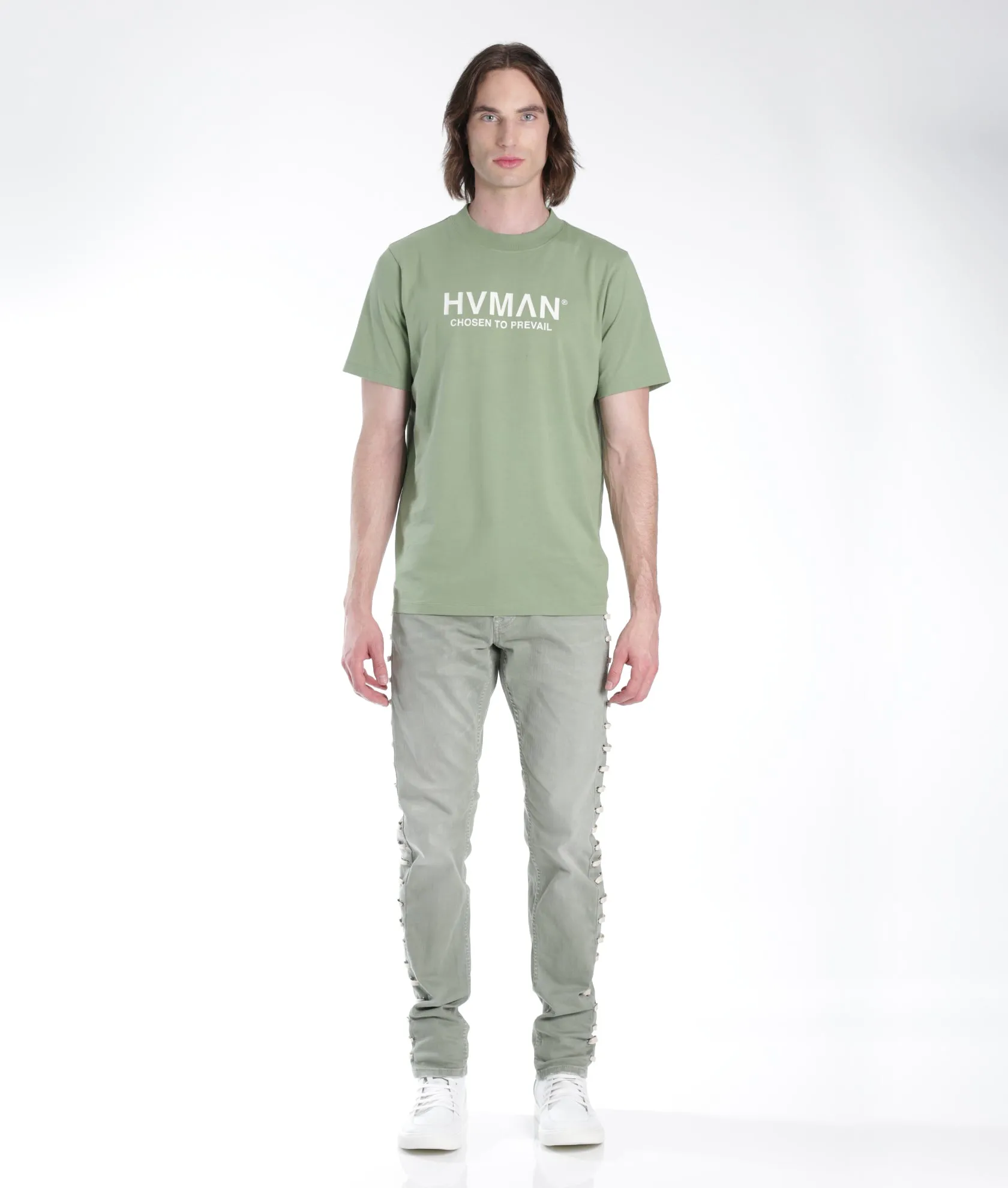 HVMAN BASIC LOGO TEE OM ASPEN