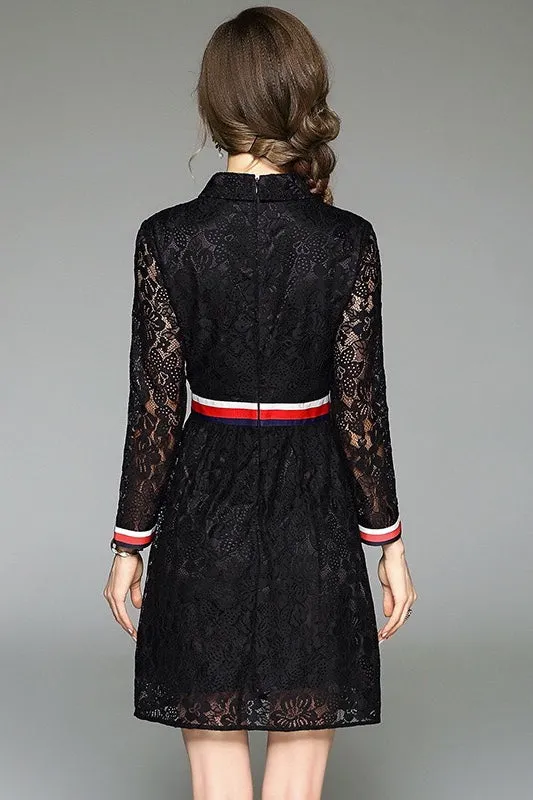 Lace Shirt Dress