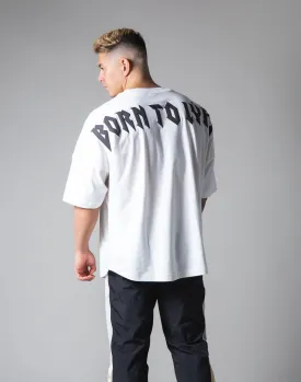 London Punk Big T-Shirt "Wide Shoulder" - White