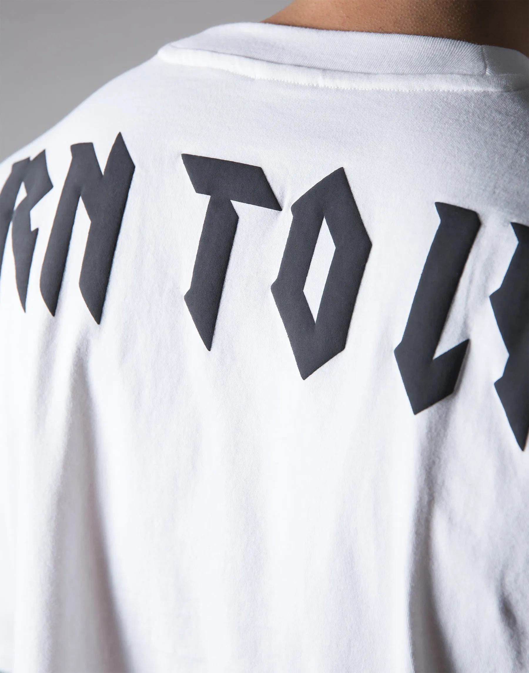 London Punk Big T-Shirt "Wide Shoulder" - White