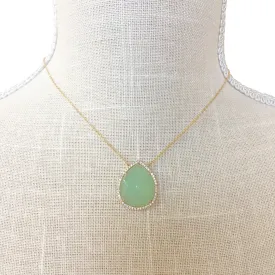 Makenna Mint Stone Necklace