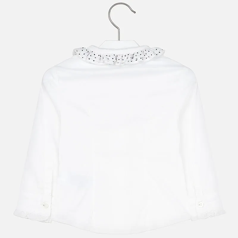 Mayoral Poplin Strass Blouse