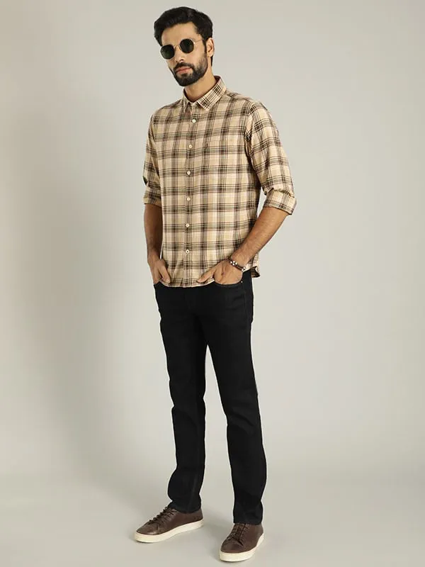 Men Checked Full Sleeve Cotton Shirt