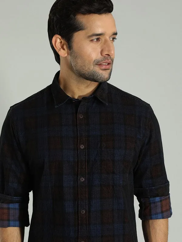 Men Checked Full Sleeve Cotton Shirt